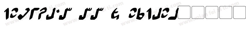 Aeroplus SS 3 Italic字体转换